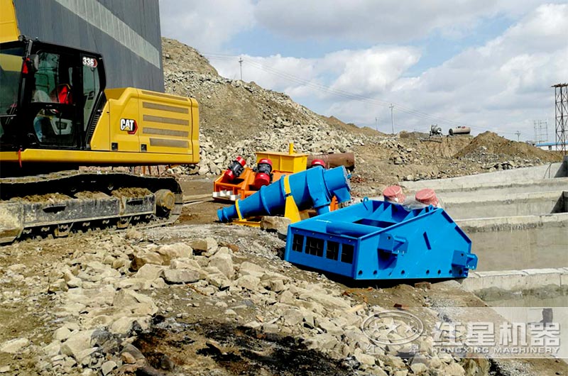 螺旋洗砂機(jī)+細(xì)砂回收機(jī) 螺旋洗砂機(jī)+細(xì)砂回收機(jī)